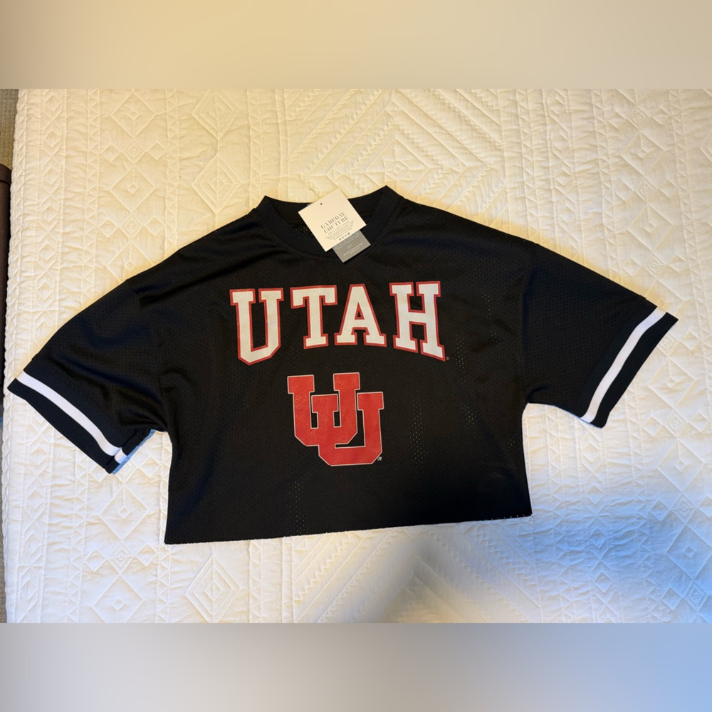 Gameday Couture Utah Utes Cropped Jersey